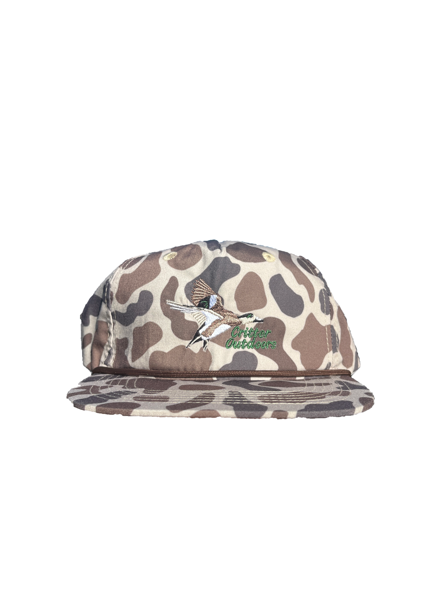 Critter Outdoors "Wigeon" Lost Goat Rope Hat -  Old School Slough Camo