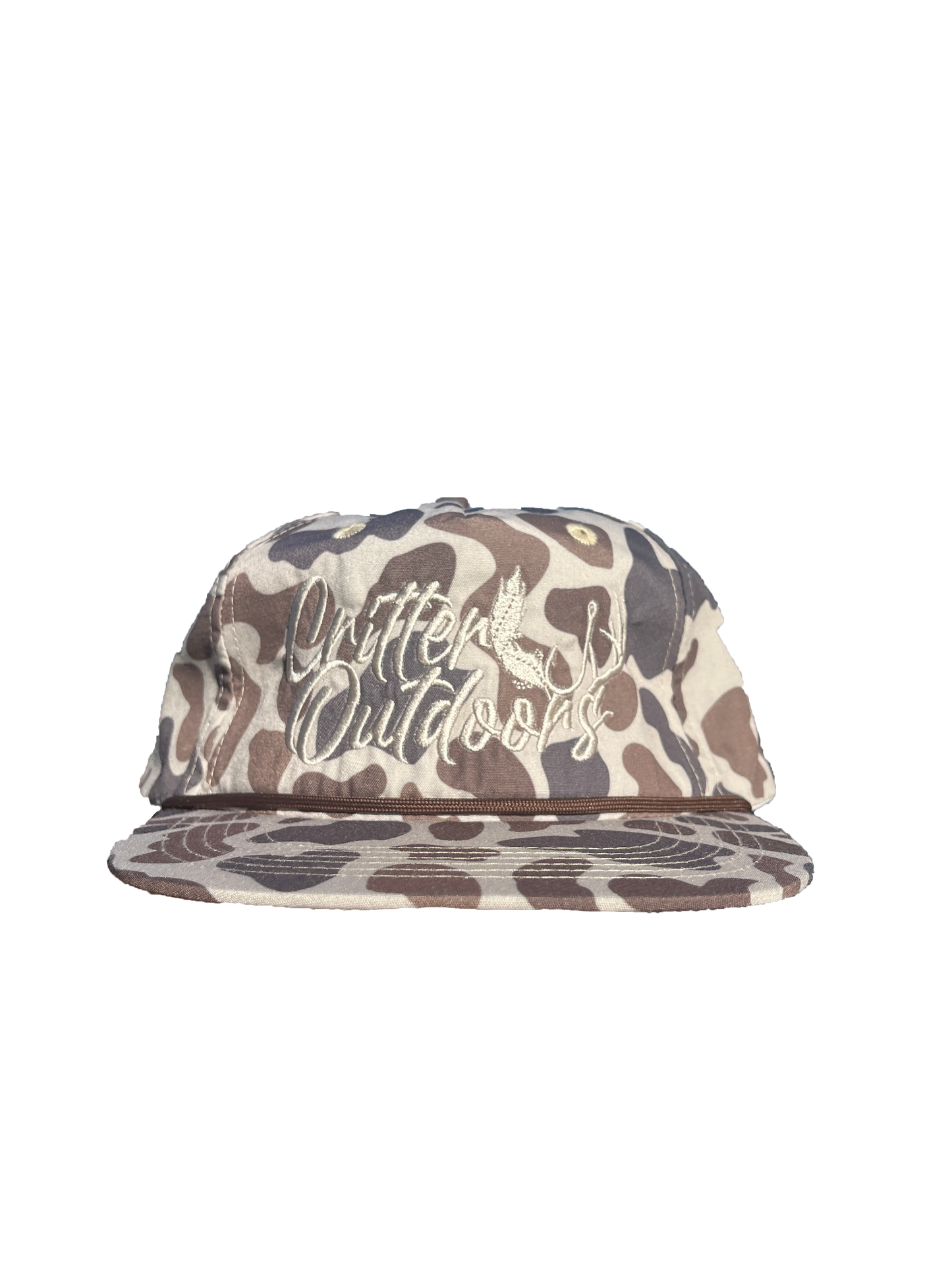 Critter Outdoors "OG Logo" Lost Goat Rope Hat - Old School Slough Camo