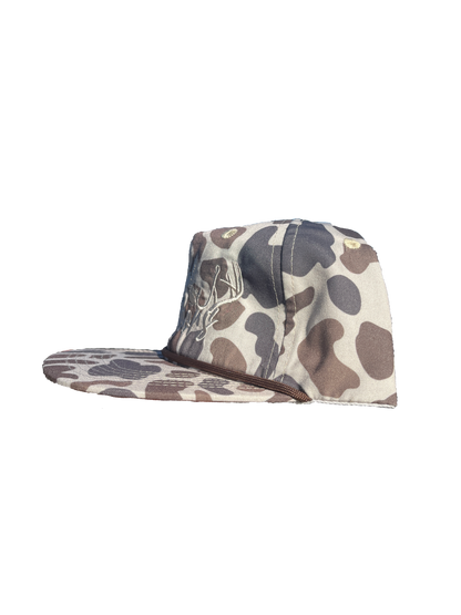 Critter Outdoors "OG Logo" Lost Goat Rope Hat - Old School Slough Camo