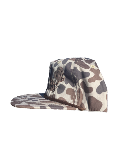 Critter Outdoors "OG Logo" Lost Goat Rope Hat - Old School Slough Camo