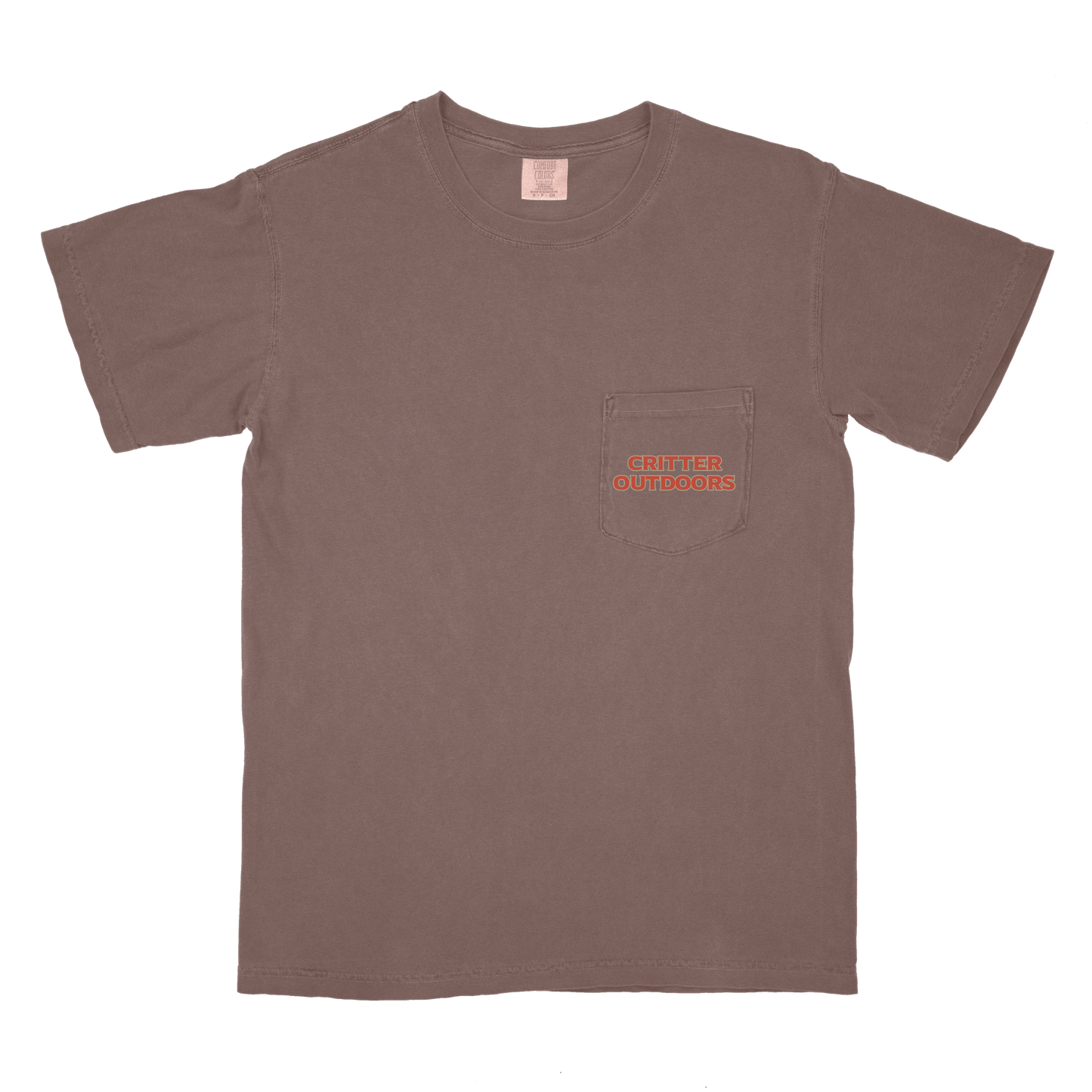 Critter Outdoors "Full Straps" Pocket Tee – Espresso