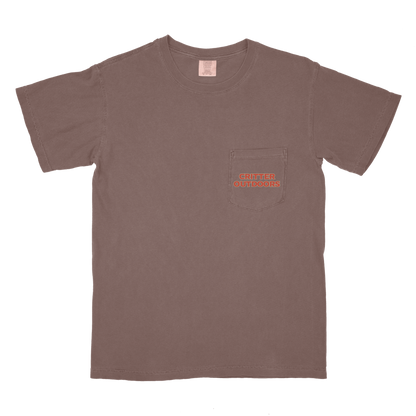 Critter Outdoors "Full Straps" Pocket Tee – Espresso