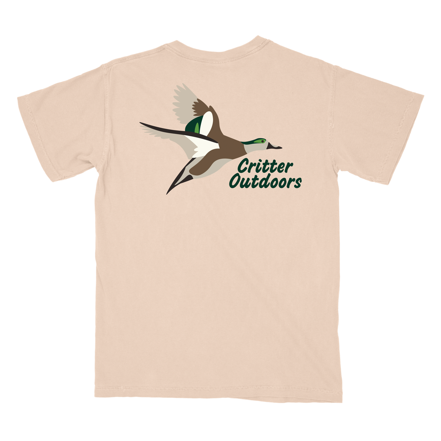 Critter Outdoors "Wigeon" Pocket Tee - Ivory