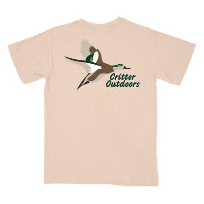 Critter Outdoors "Wigeon" Pocket Tee - Ivory